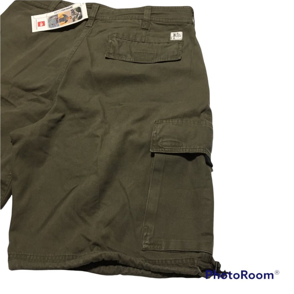 NWT The North Face Heritage Logo Cargo Shorts Men’s Waist Size 38 L Green NEW - Picture 11 of 16